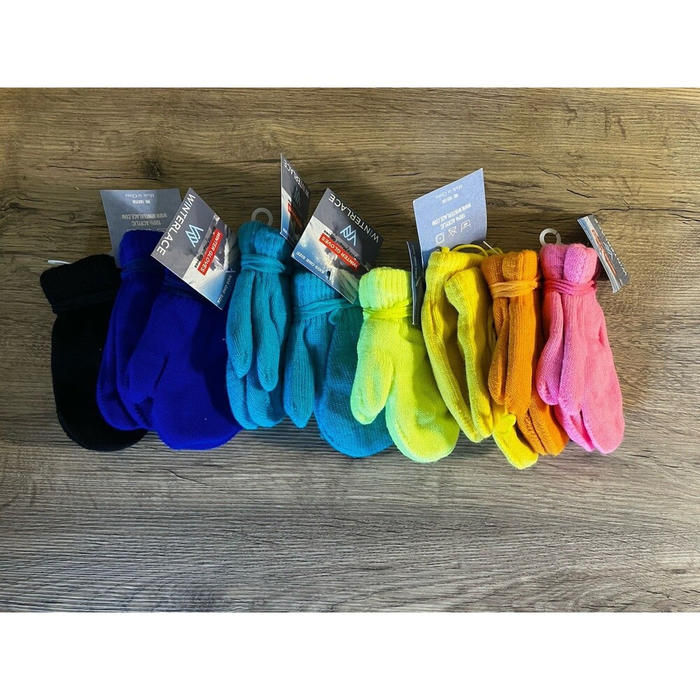 Winterlace Stretchy Magic Gloves Toddler Size Kids Mittens